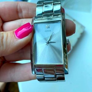Guess silver watch